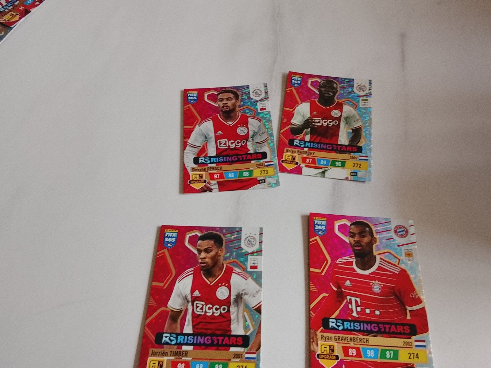 FIFA 365 Rising Stars Voetbalplaatjes Nederland- Diverse Spe, Ophalen of Verzenden, Zo goed als nieuw, Ajax, Spelerskaart