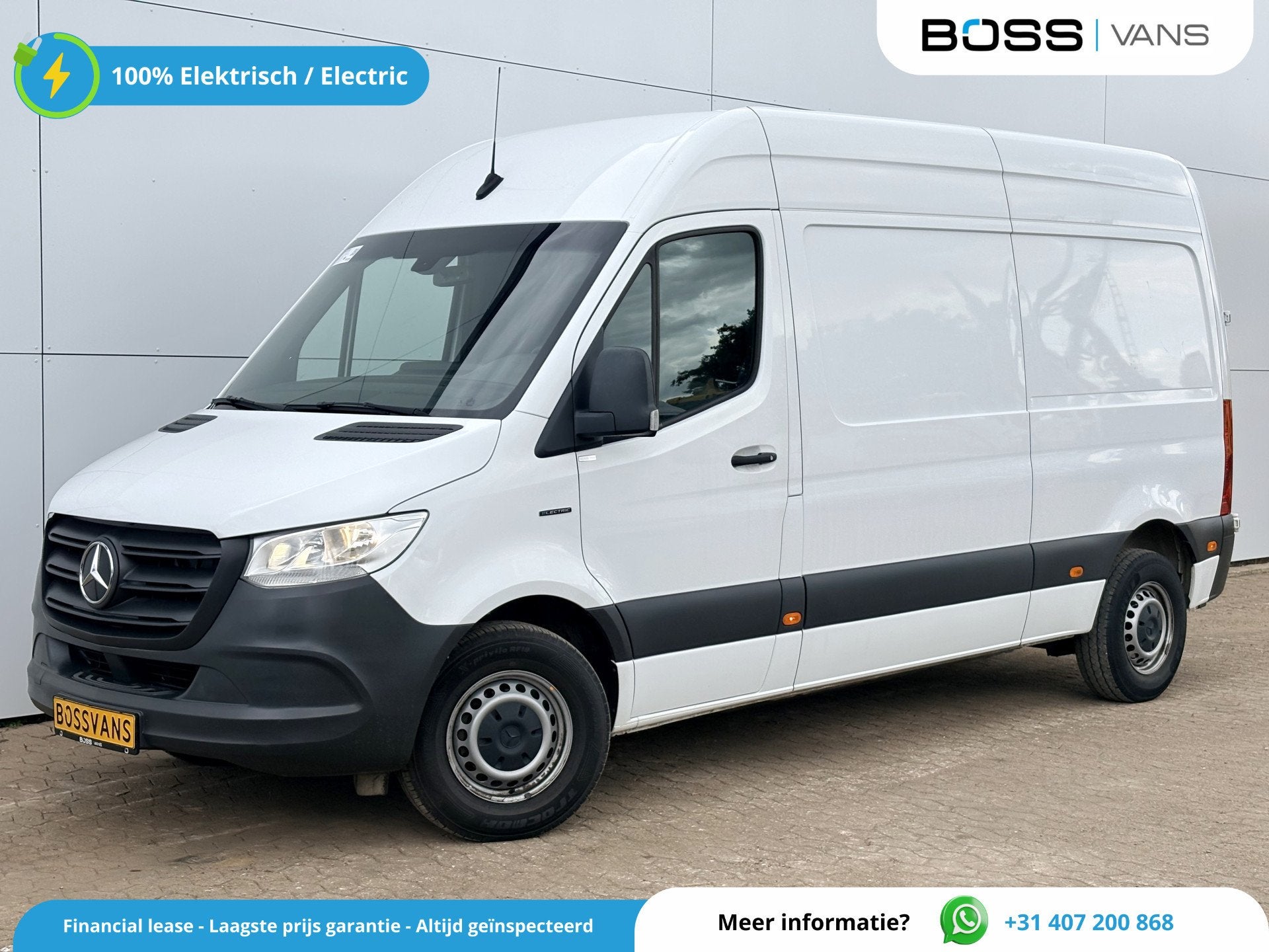 Mercedes-Benz eSprinter eSprinter 312 55kWh L2H2 Elektrisch, Auto's, Bestelauto's, Bedrijf, Te koop, ABS, Achteruitrijcamera, Airconditioning