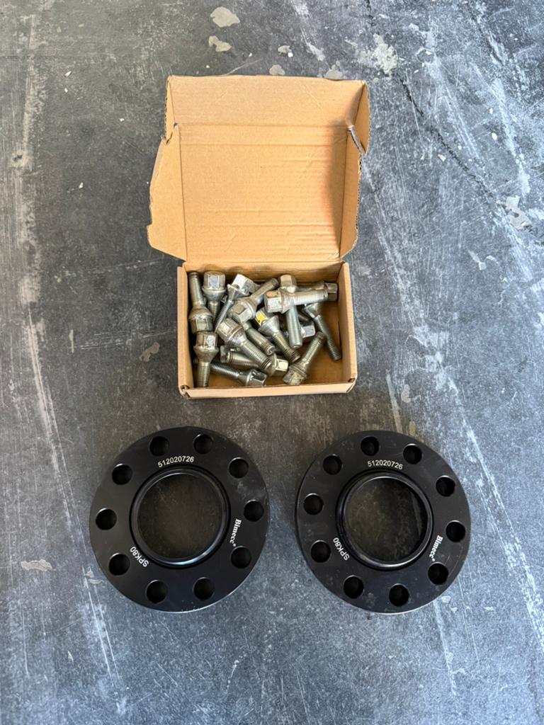 Spoorverbreders 20mm bimecc golf 7/8 gti/r/gtd, Auto diversen, Tuning en Styling, Ophalen of Verzenden