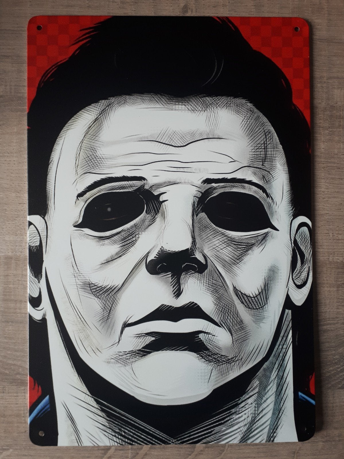 Michael Myers Halloween 20x30 cm Metalen Reclamebord, Verzenden, Nieuw, Reclamebord