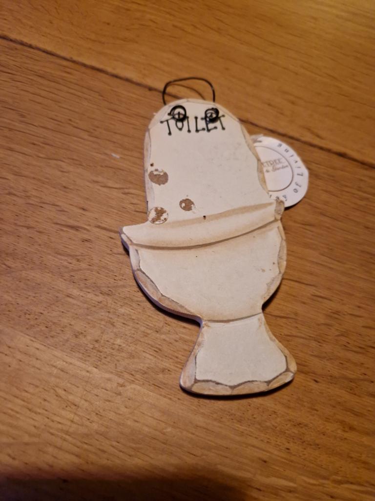 WC TOILET BORDJE 💩 APPLETREE, Ophalen of Verzenden, Nieuw, Hout, Landelijk