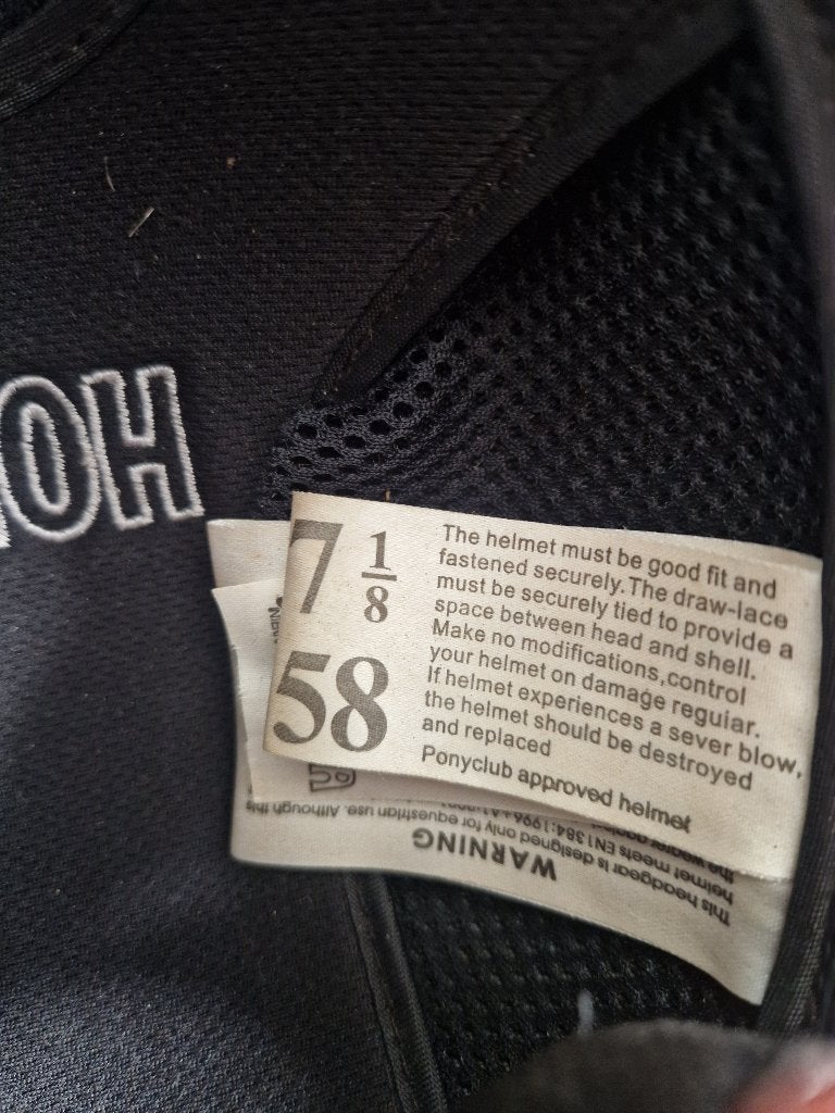 Paardrij cap, Dieren en Toebehoren, Ophalen, Dames, Zo goed als nieuw, Rijhelm/cap