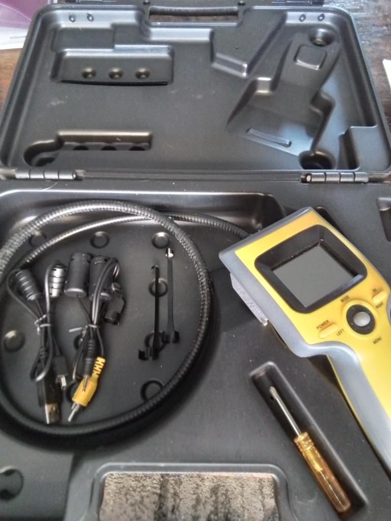 Endoscope/met 4x batterij, Ophalen, Gebruikt, Inhoud