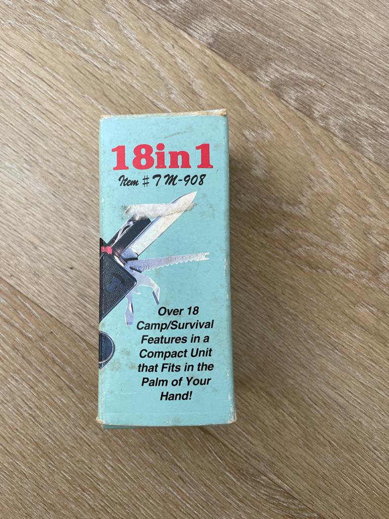 18-in-1 Multitool voor Outdoor en Survival, Ophalen of Verzenden, Zo goed als nieuw