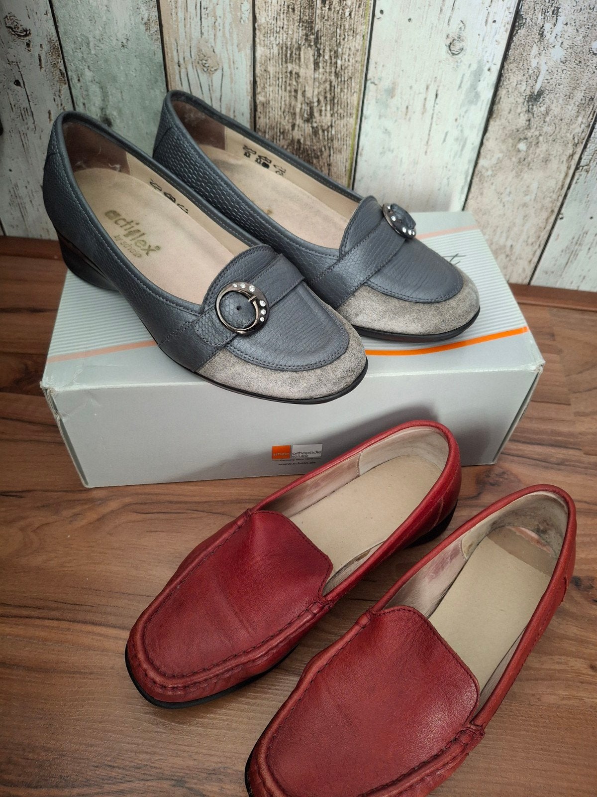 Nette grijze dames schoenen - Actiflex  (+ gratis schoenen), Ophalen of Verzenden, Gedragen