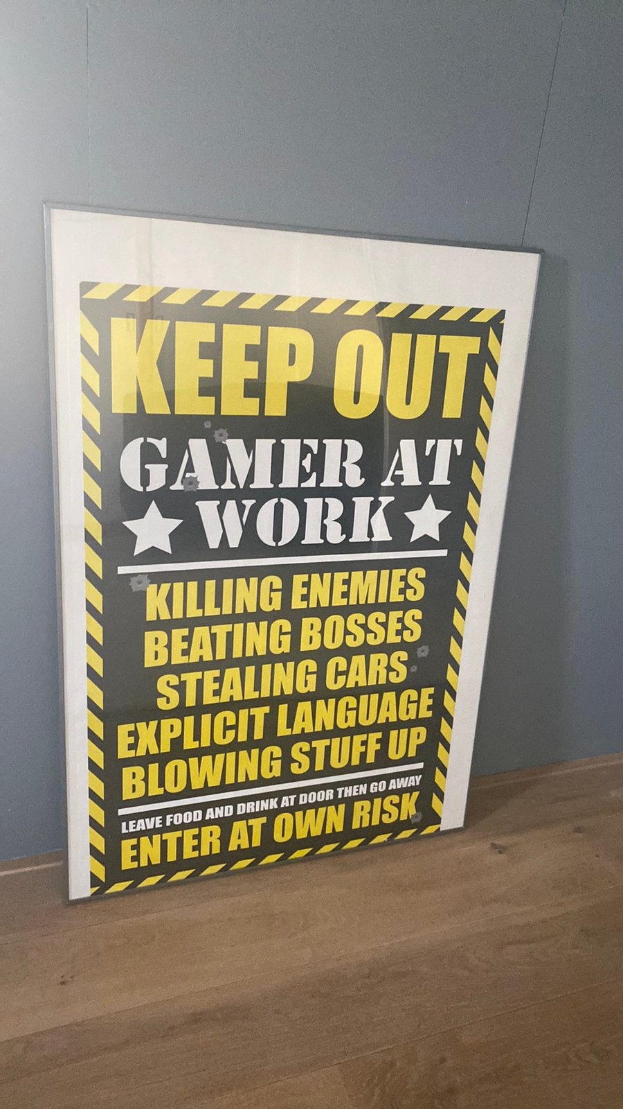 Poster in lijst, Verzamelen, Posters, Ophalen, Met lijst, Deurposter of groter, Overige onderwerpen