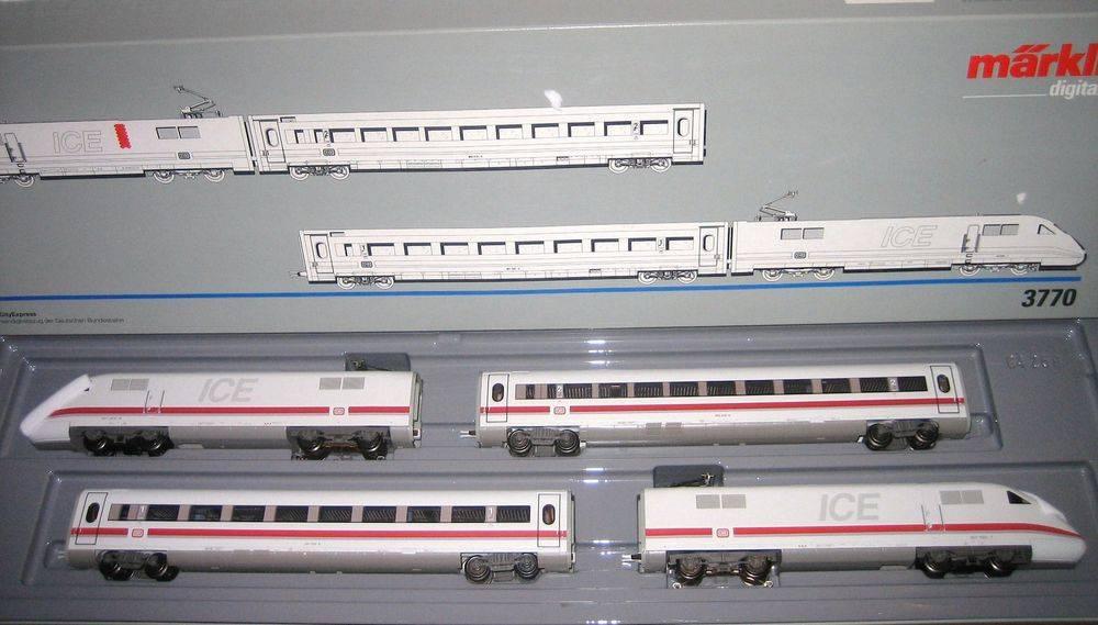Marklin ICE treinset Nr 3770 4 delig zgan in nette ovp € 149, Wisselstroom, Treinset, Ophalen of Verzenden, Zo goed als nieuw