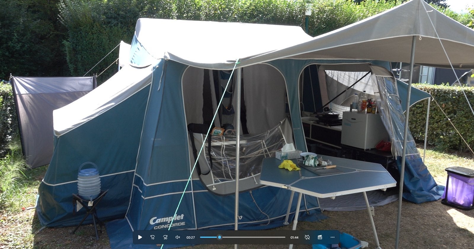 Camp-Let Concorde, Caravans en Kamperen, Tenten, Gebruikt, Ophalen of Verzenden