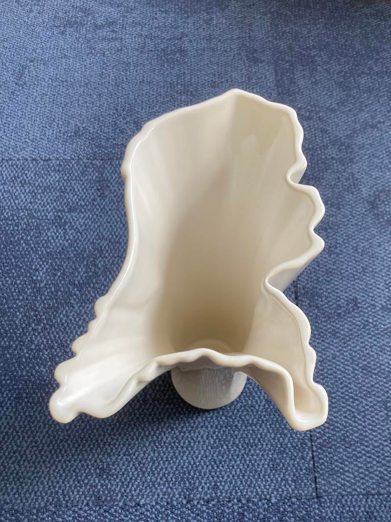 Royal Goedewaagen Holland Vaas Wit, hoogte 35 cm, Antiek en Kunst, Ophalen