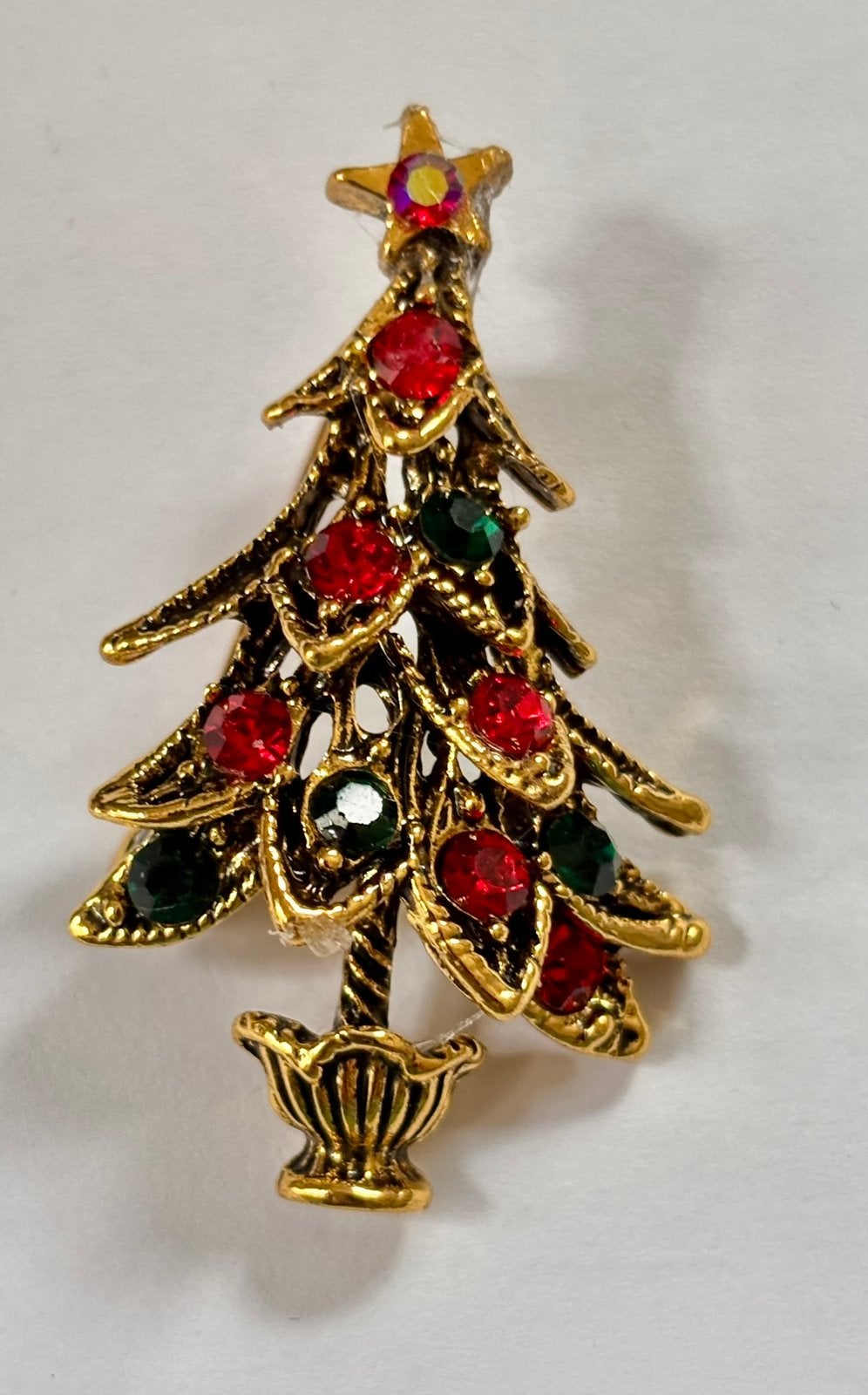Kerstboom kerstbroche kerst, Ophalen of Verzenden, Zo goed als nieuw, Overige materialen