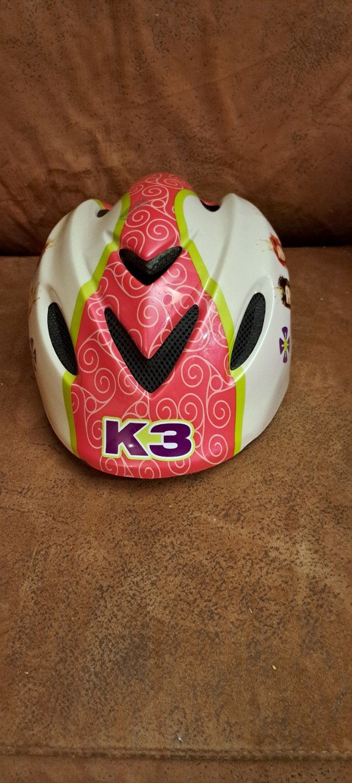 K3 fietshelm voor kinderen, Fietsen en Brommers, Fietsaccessoires | Fietshelmen, Ophalen of Verzenden, Gebruikt, Meisje, K3