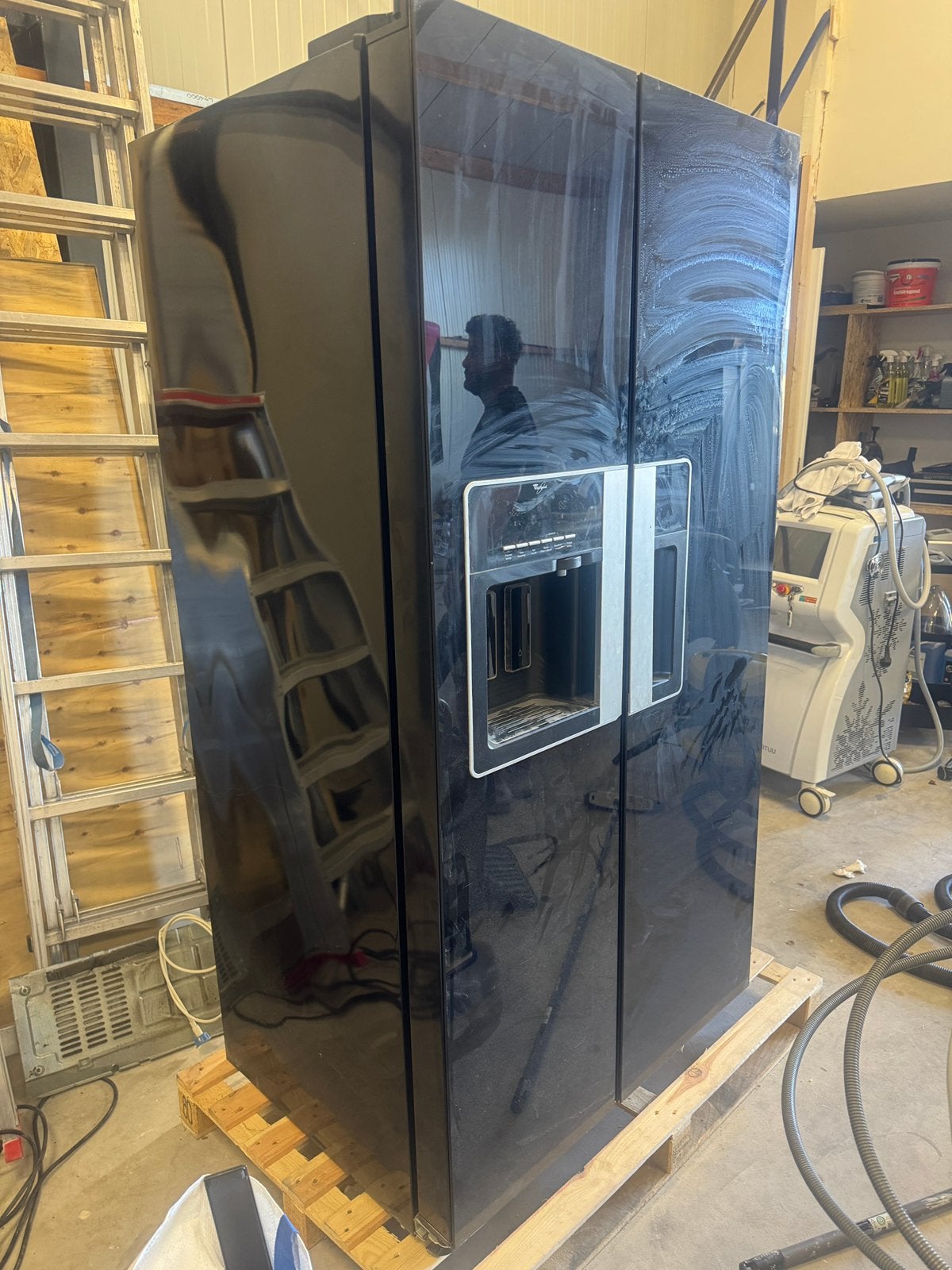Amerikaanse Whirlpool koelkast - defect / voor reparatie, Ophalen, 200 liter of meer, 60 cm of meer, Met aparte vriezer