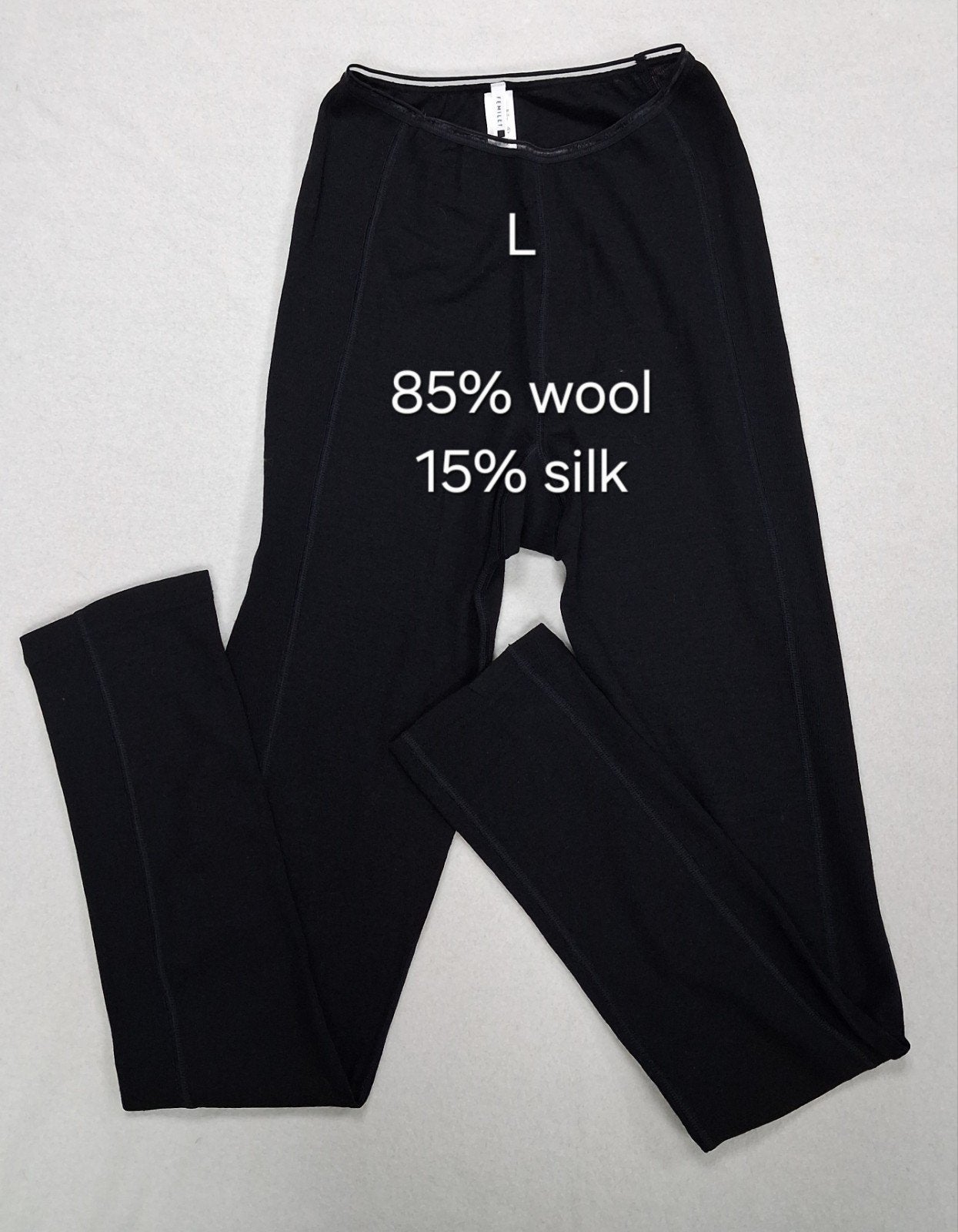 Nieuw - Woll/Zijde Leggings voor Dames (L), Ophalen of Verzenden, Nieuw, Maat 52/54 (L), Zwart