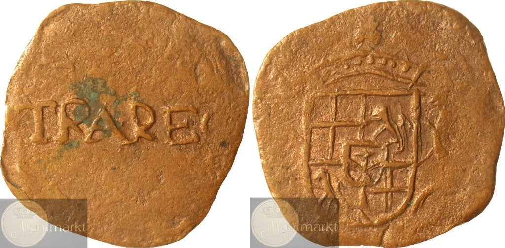 Reckheim - Duit z.j. (ca. 1680) - ONGEDOCUMENTEERD, Ophalen of Verzenden, Vóór koninkrijk, Overige waardes, Losse munt