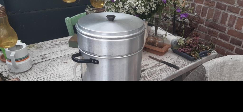 Originele Sappan (ontsapper) compleet om puur sap te maken, Ophalen, Gebruikt, Aluminium, Overige typen