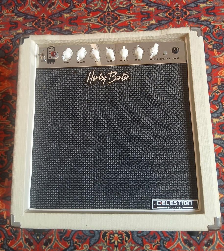 Harley Benton Tube 15 with Vintage 30 Speaker and HB Cover, Ophalen, Zo goed als nieuw, Minder dan 50 watt