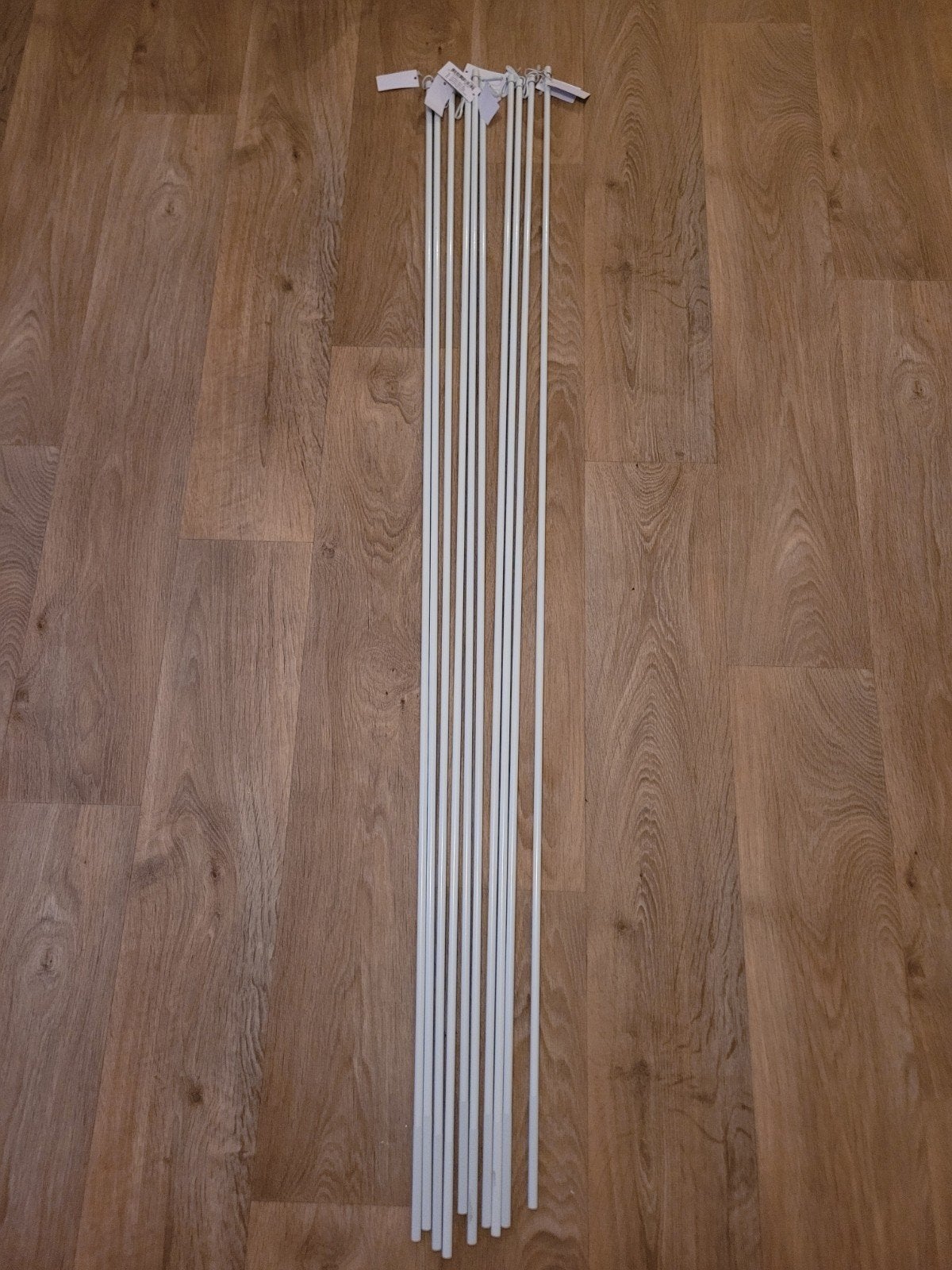 Trekstang 150cm Wit - Ideaal voor gordijnen en meer, Ophalen, Inclusief montageonderdelen, Wit, Nieuw