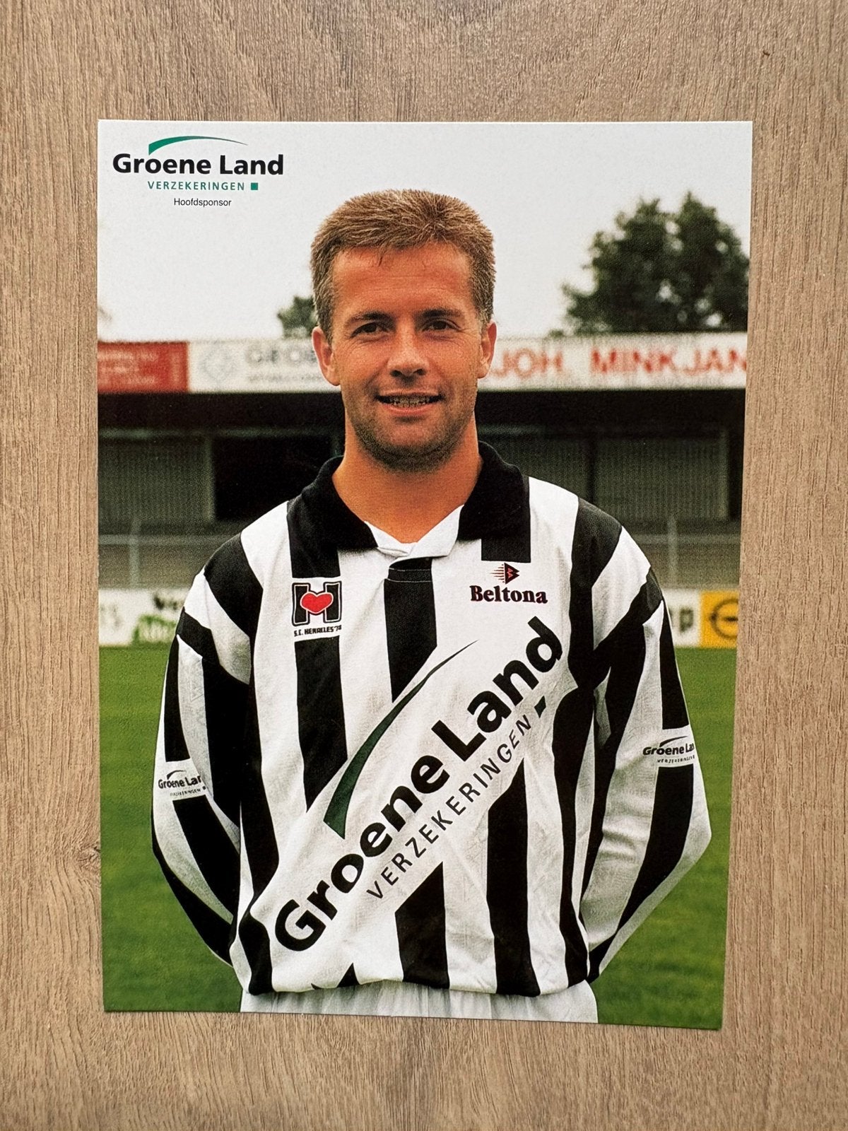 Fotokaart Verberne (Heracles Almelo)., Ophalen of Verzenden, Nieuw, Spelerskaart