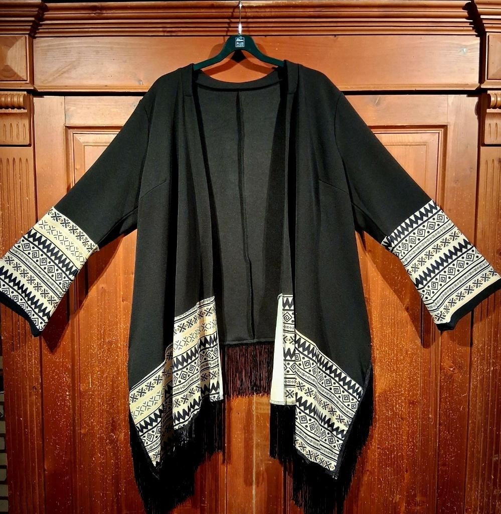 mooi Boho vest cardigan met franjes One Size, Kleding | Dames, Ophalen of Verzenden, Nieuw, Trui of Vest