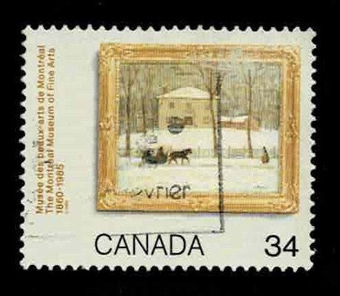 postzegel 945 Canada Kerstmis, Ophalen of Verzenden, Gestempeld, Noord-Amerika