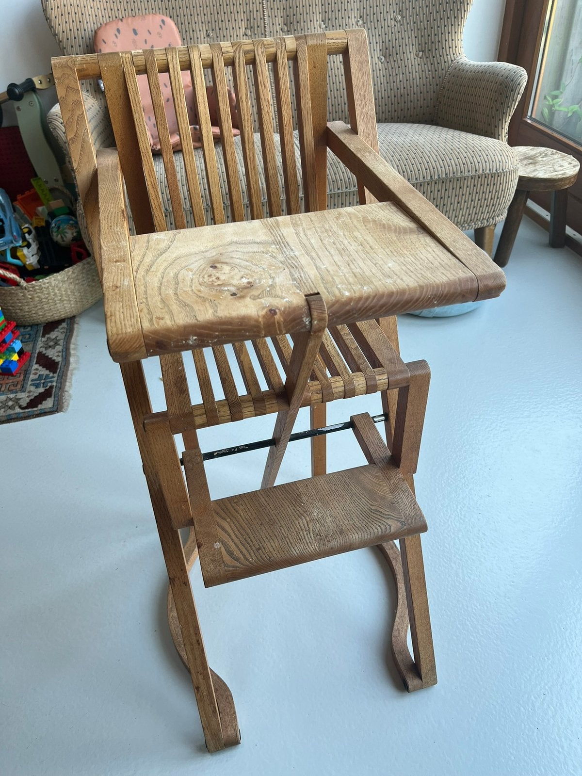 Vintage kinderstoel, Kinderen en Baby's, Kinderstoelen, Ophalen, Gebruikt, Overige typen