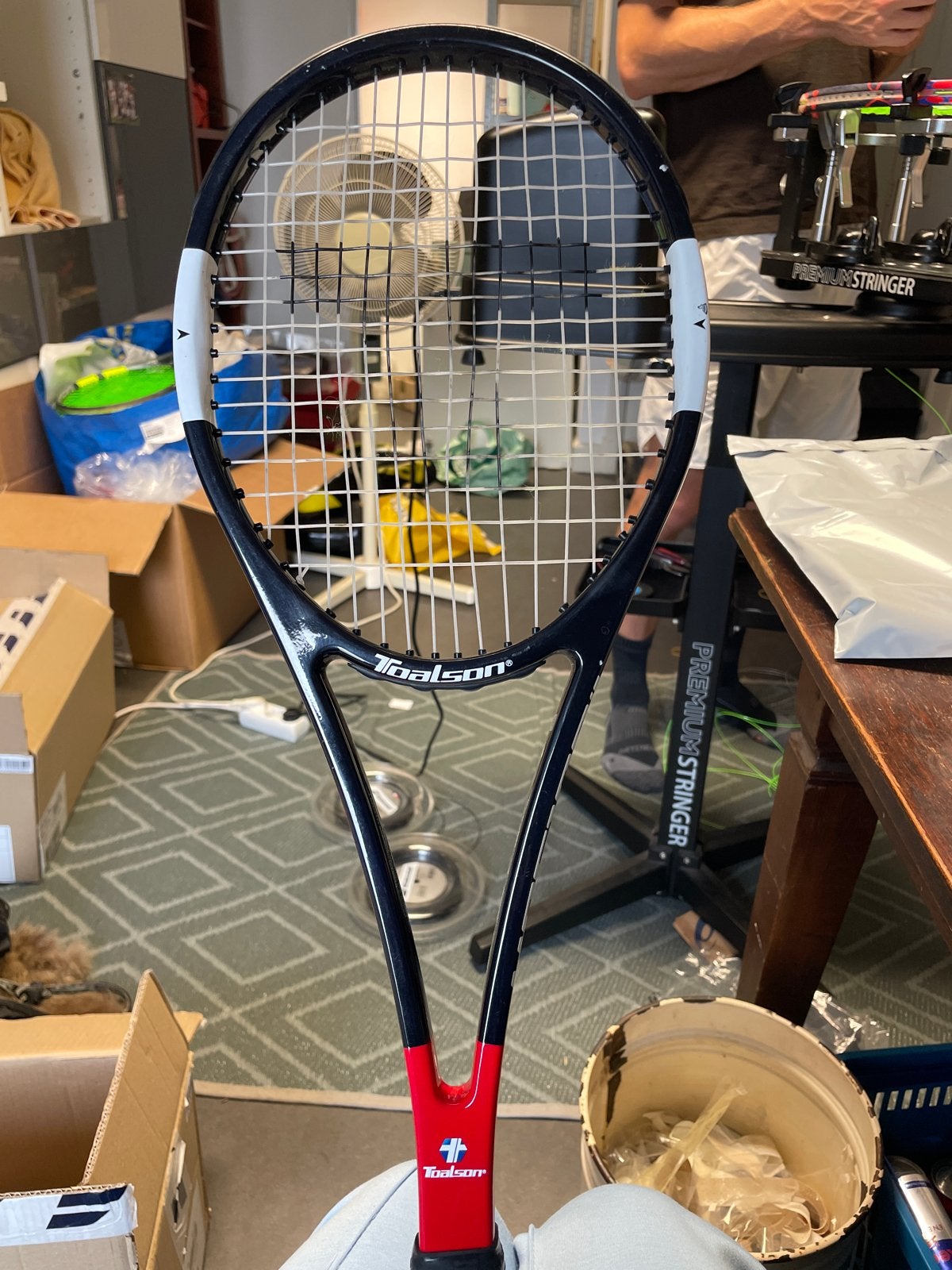 Toalson Tennisracket - nieuw, Sport en Fitness, Tennis, Ophalen of Verzenden, Zo goed als nieuw, Racket, L2