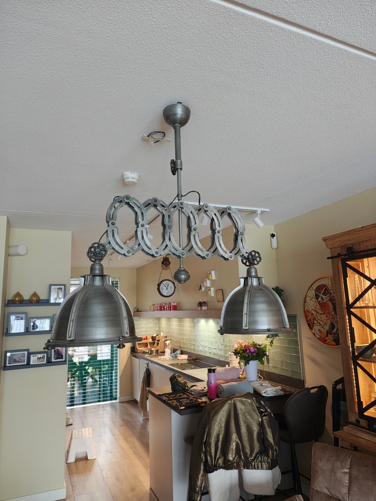 Coco Maison Industriële Hanglamp - Zo goed als nieuw, Ophalen, Zo goed als nieuw, Metaal, Industrieel