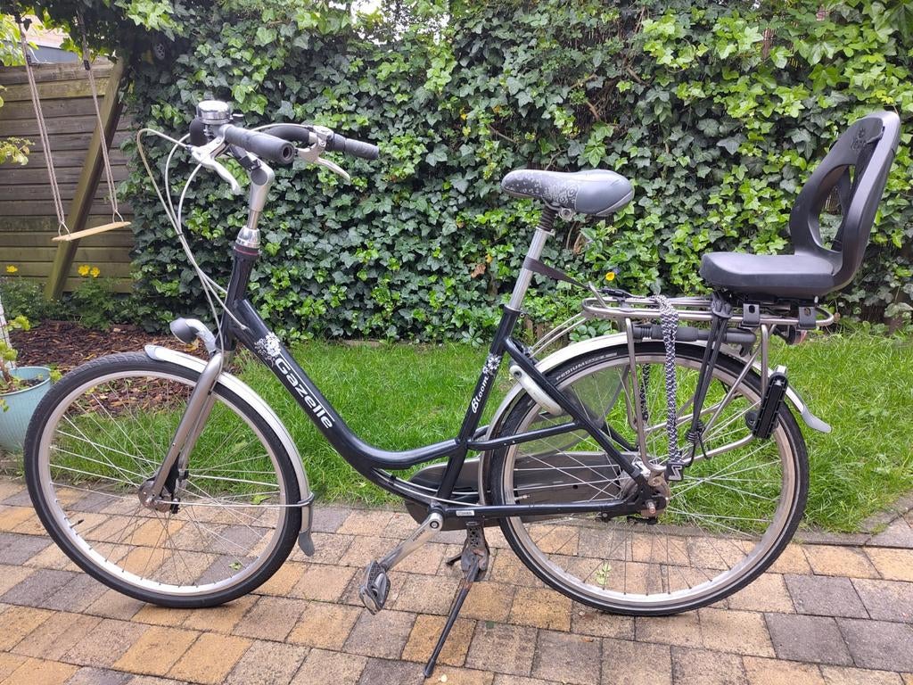 Gazelle Bloom mamafiets incl kinderzitje framemaat 52cm, Fietsen en Brommers, Gebruikt, Versnellingen, Ophalen of Verzenden, 50 tot 53 cm