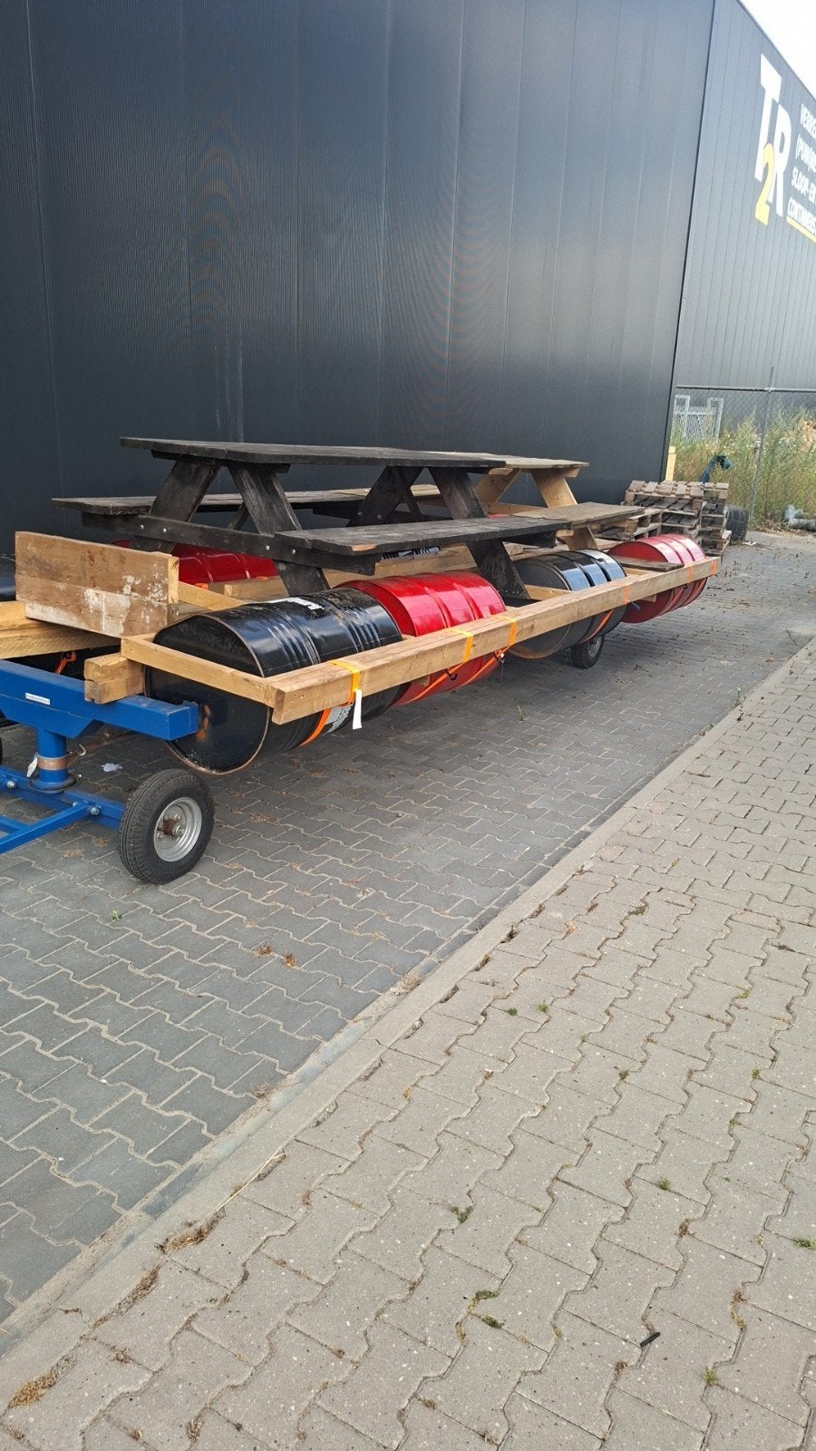 Vlot met picknicktafel, Ophalen of Verzenden, Zo goed als nieuw