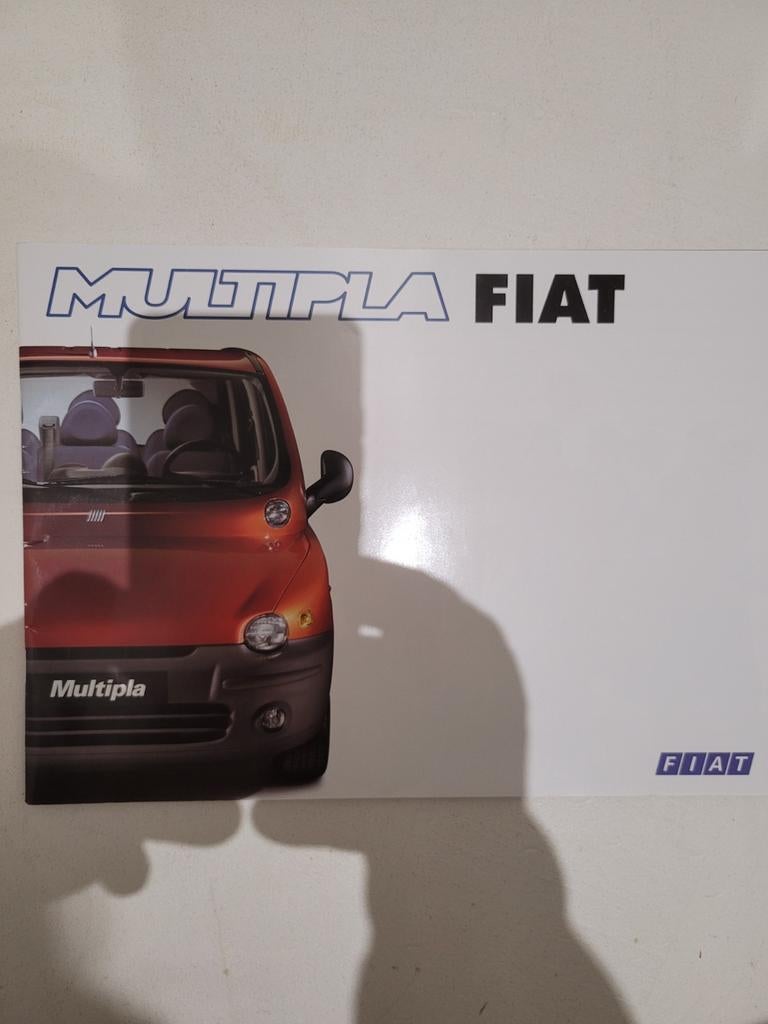 Fiat Multipla Brochure - Origineel uit 1998, Ophalen, Gelezen