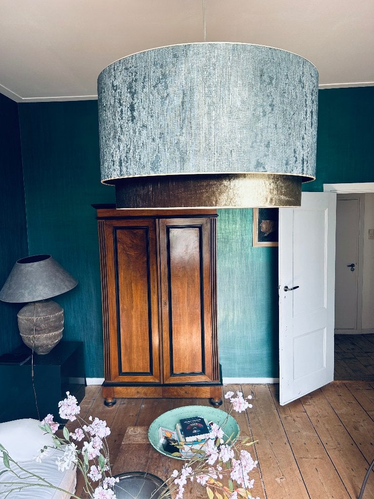 Duran Lampen, Ophalen, Zo goed als nieuw, Textiel, E27 (groot)