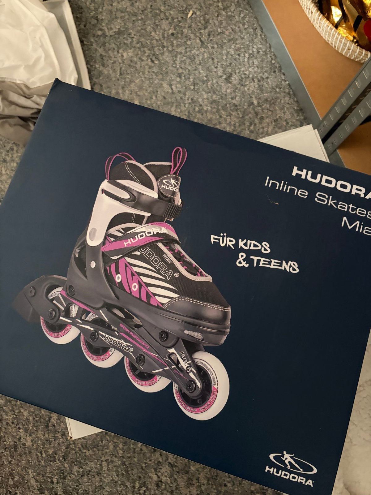 Hudora Inline Skates voor Kinderen en Tieners - Verstelbaar, Overige merken, Verstelbaar, Kinderen, Ophalen of Verzenden