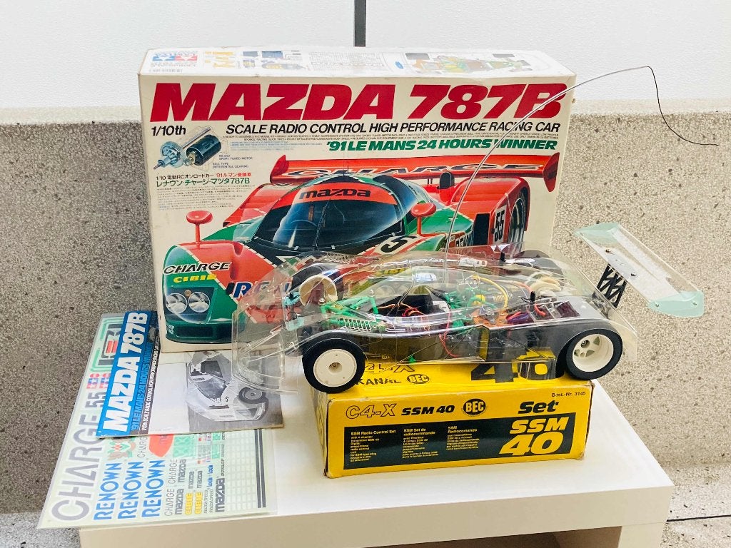 Tamiya Mazda 787B, Ophalen of Verzenden, Schaal 1:10, Elektro, Auto onroad