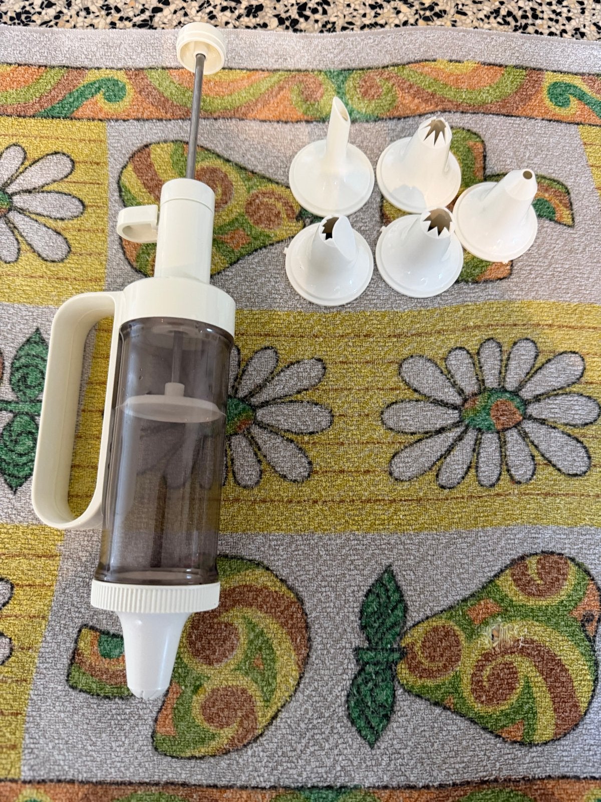 Leifheit garneerspuit voor soesjes, slagroom e.d., Kunststof, Ophalen of Verzenden, Wit, Overige merken