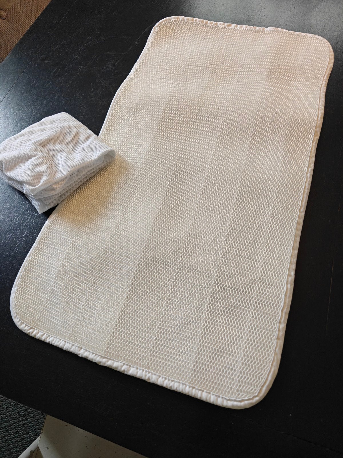 Aerosleep topper met hoeslaken 50x90, Kinderen en Baby's, Ophalen, Jongetje of Meisje, Wit, Overige typen