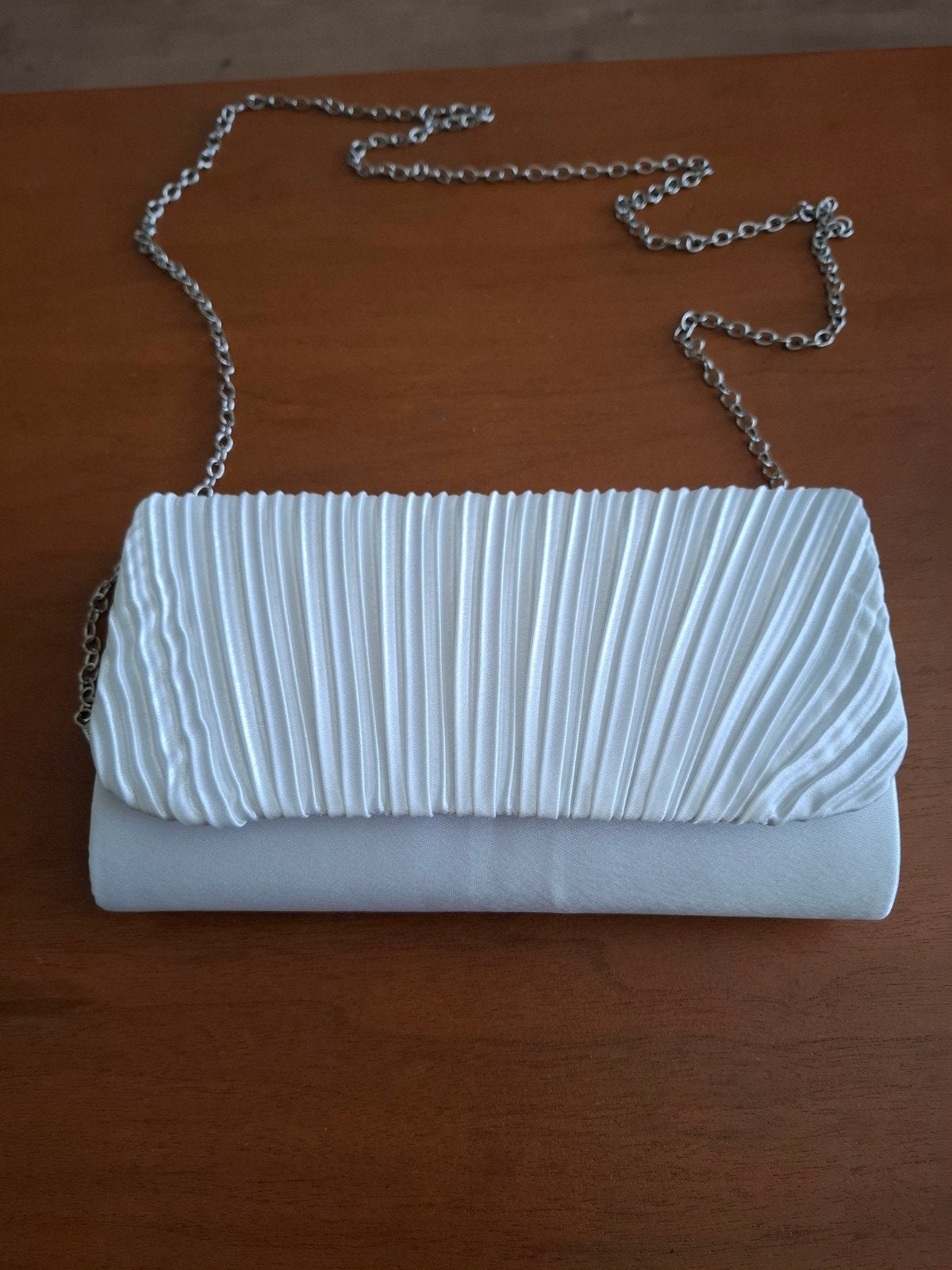 Clutch / Handtasje, Sieraden, Tassen en Uiterlijk, Tassen | Damestassen, Ophalen, Wit, Avondtasje