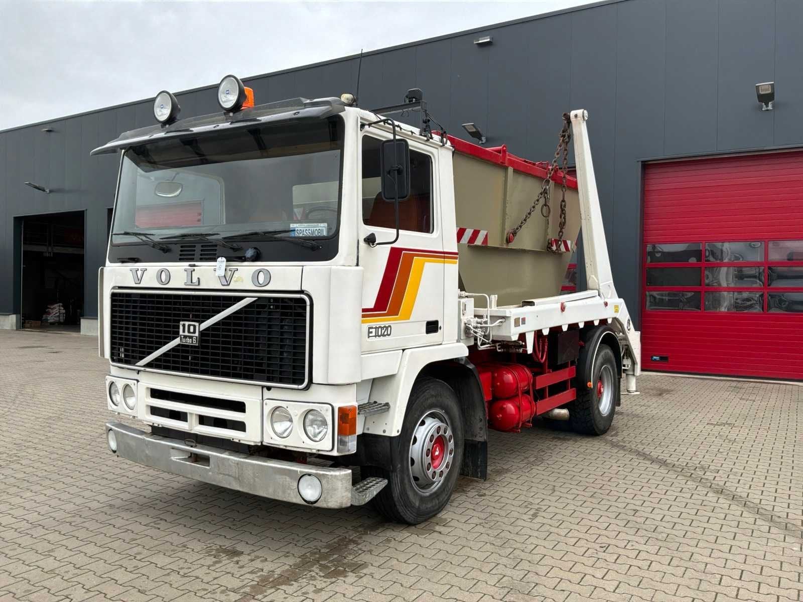 1979 Volvo F1020 Turbo 6 Oldtimer portaalarm wagen, Overige brandstoffen, Bedrijf, Volvo, Te koop