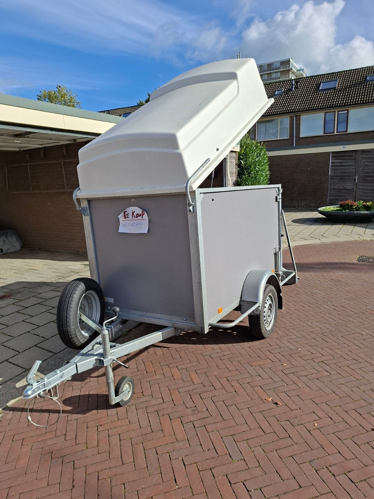BW Trailer 750DTE-VH met huif en extra's, Ophalen, Zo goed als nieuw