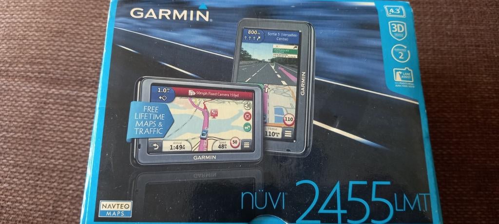 Nieuw Garmin nüvi 2455LMT Navigatiesysteem met Lifetime Maps, Ophalen of Verzenden, Nieuw