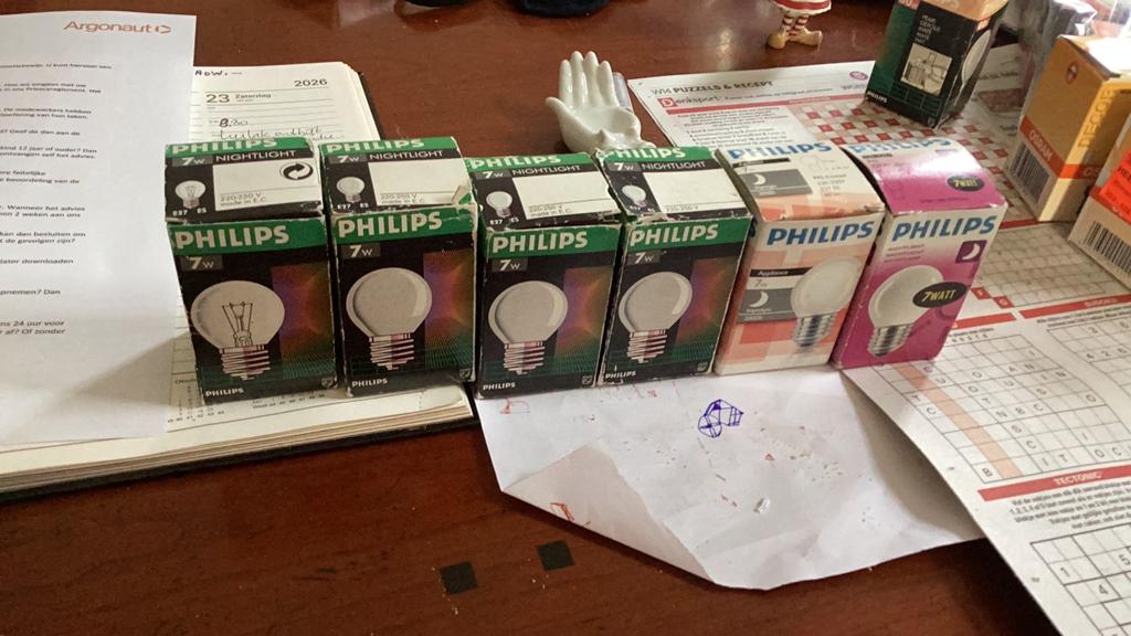 Philips nigtlight 7 watt grote fitting, Ophalen of Verzenden, Nieuw