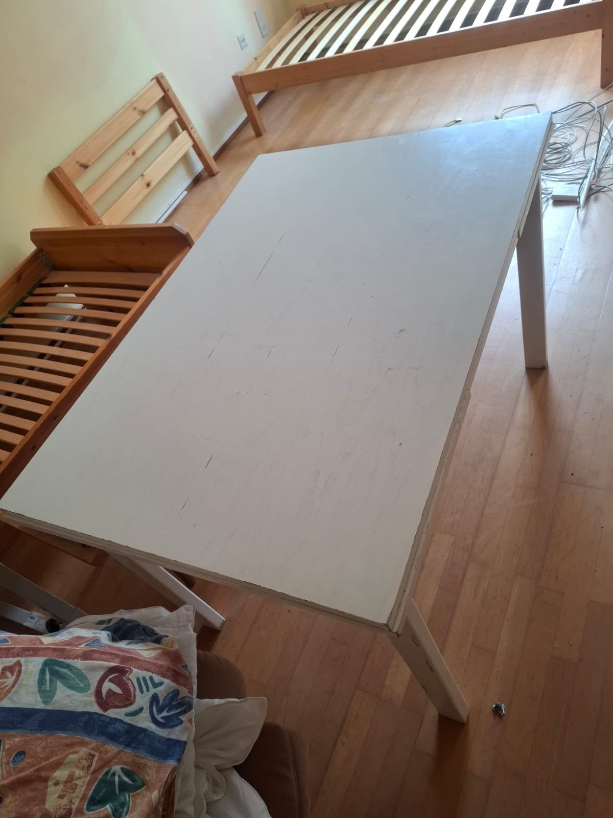 Eettafel, Ophalen, 90 cm, Eenpersoons, Zo goed als nieuw