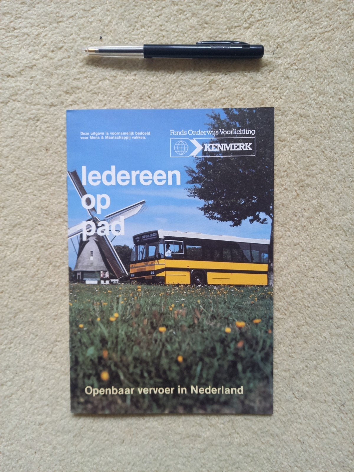 IEDEREEN OP PAD - Openbaar vervoer in Ned. (Kenmerk 1988), Verzenden, Trein