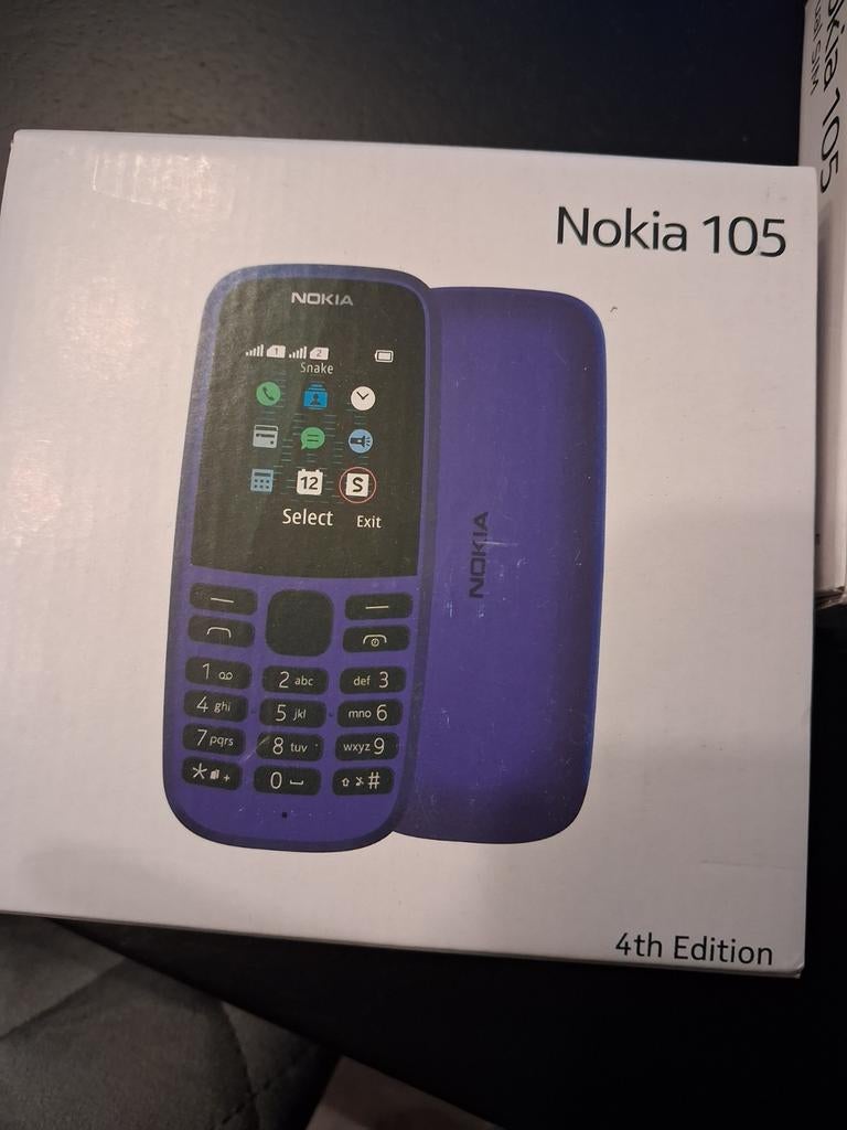 Nokia 105 (4th Edition) Dual SIM - Nieuw in doos (5 stuks), Telecommunicatie, Blauw, Geen camera, Fysiek toetsenbord, Nieuw