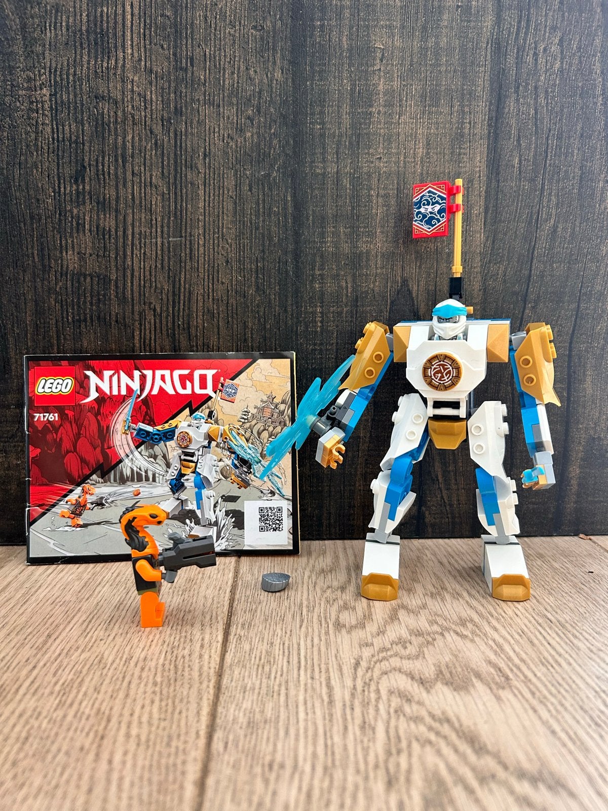 LEGO Ninjago 71761 Zane's Power-Up Mech, Lego, Ophalen of Verzenden, Zo goed als nieuw, Compleet