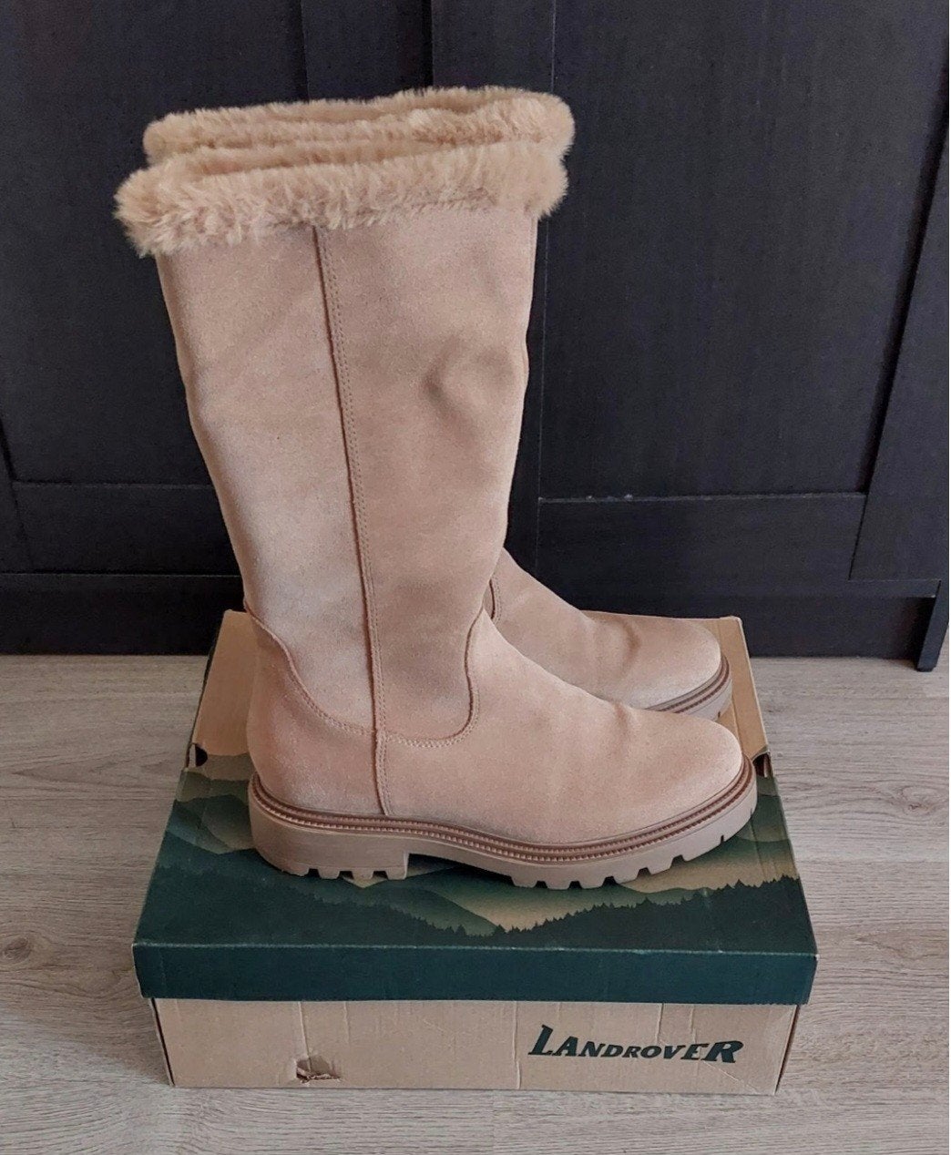 LANDROVER Laars beige Maat 39, Hoge laarzen, Beige, Nieuw, Ophalen of Verzenden
