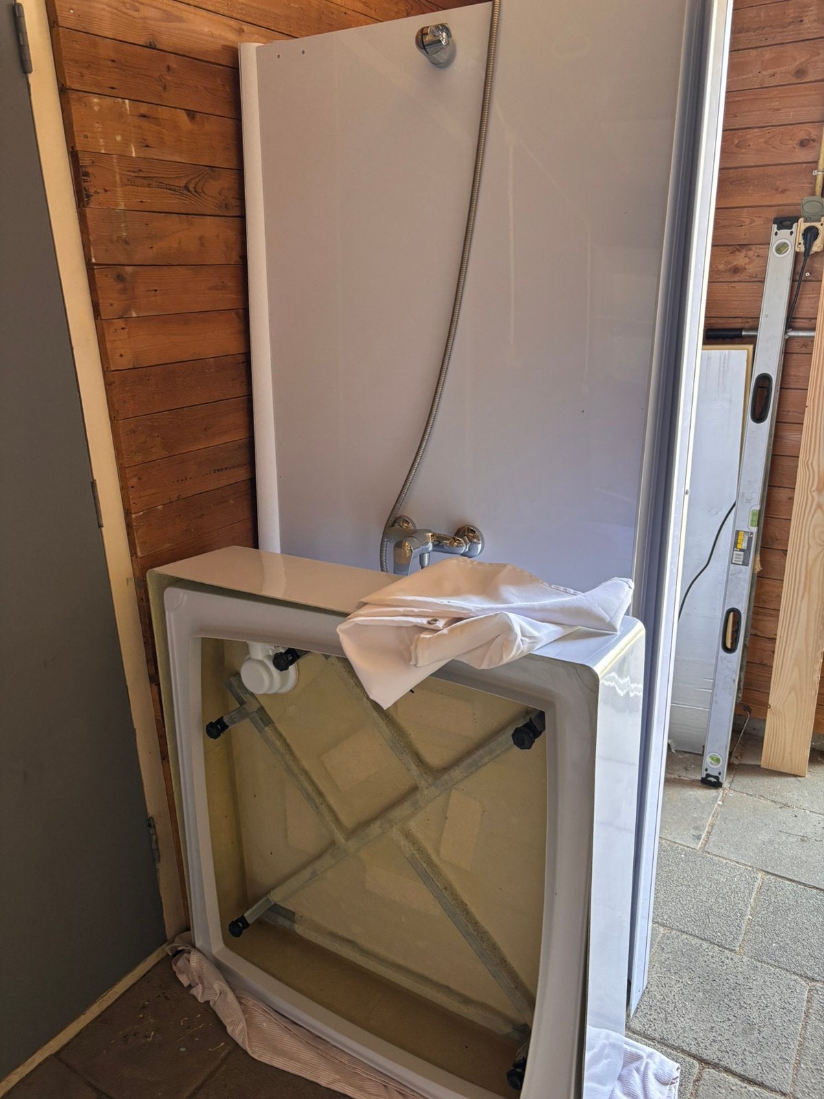 Mobiele douchecabine, Ophalen, Zo goed als nieuw, Douche