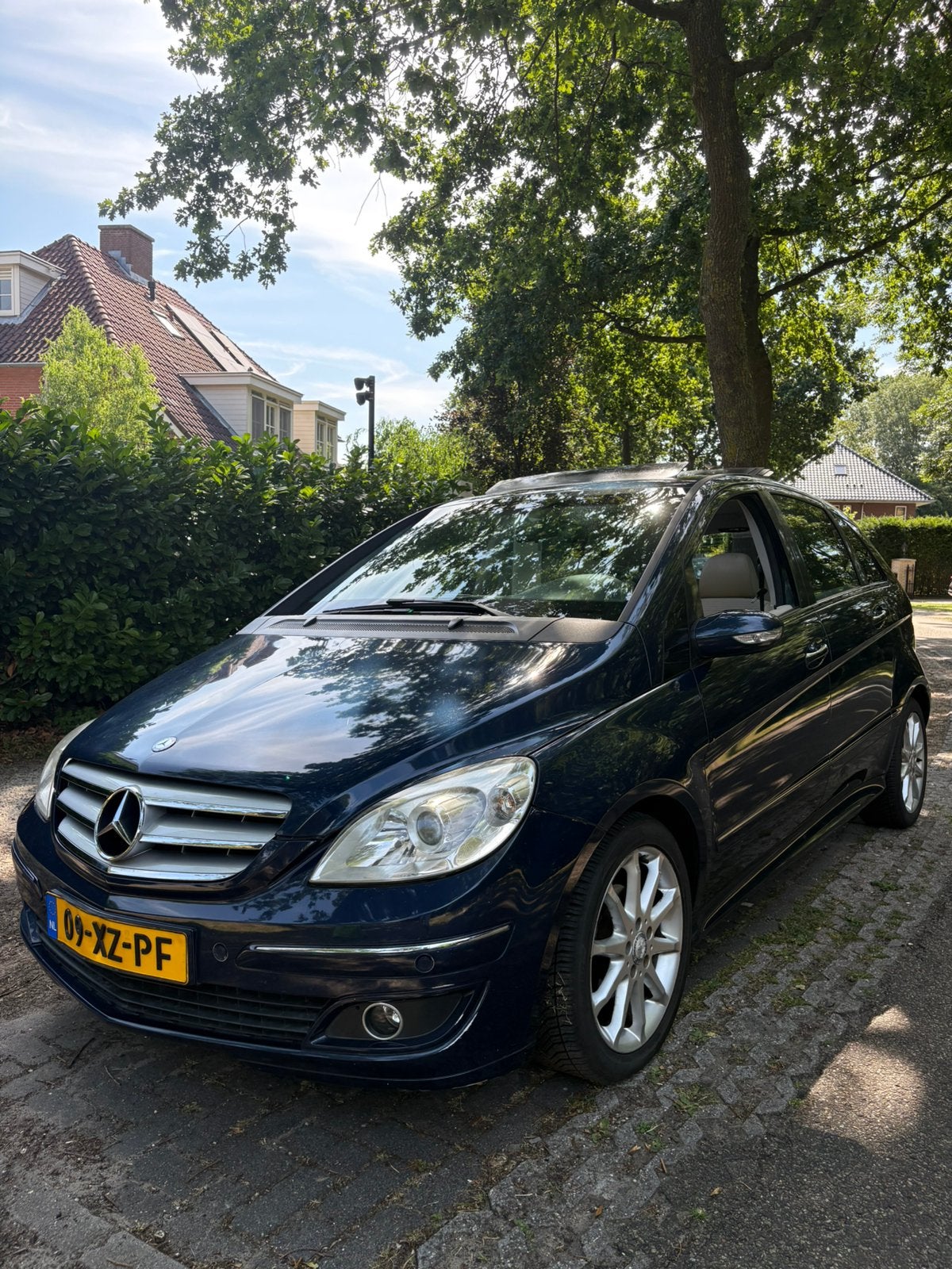 Mercedes-Benz B-Klasse 1.7 B170 5DRS CVT 2007 Blauw, Auto's, Beige, 4 cilinders, Blauw, Particulier