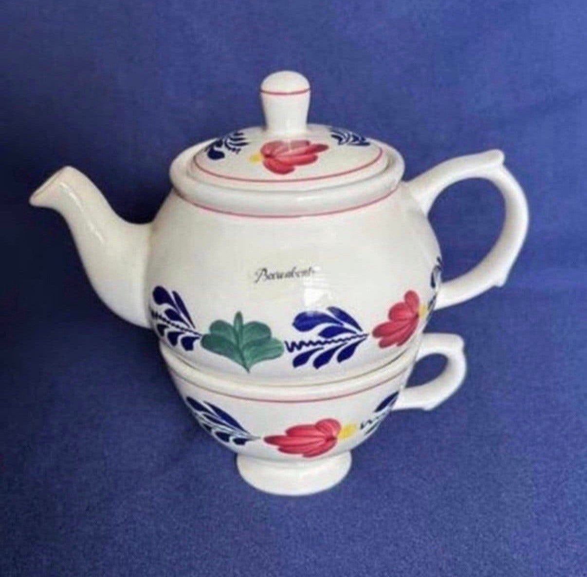 Boerenbont tea for one, Ophalen of Verzenden, Zo goed als nieuw, Aardewerk, Overige typen