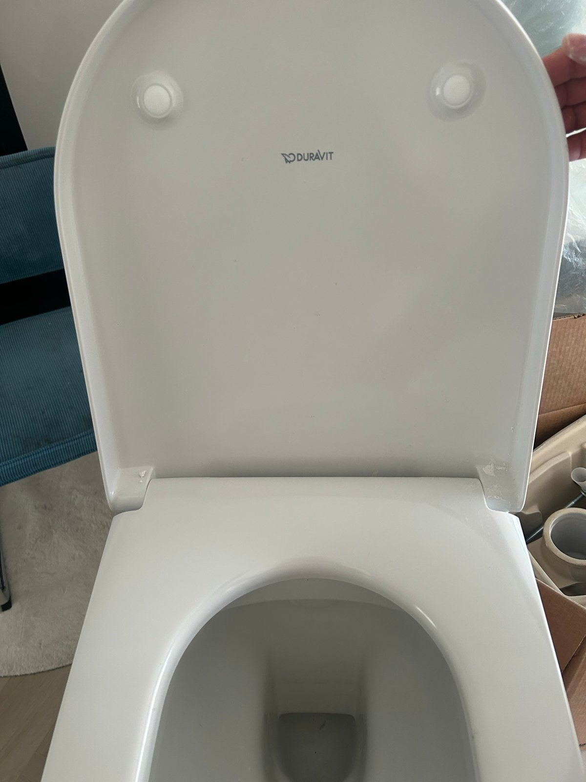 1 nieuwe Duravit zwevende toilet - Nieuw in doos, Ophalen of Verzenden, Nieuw, Toilet