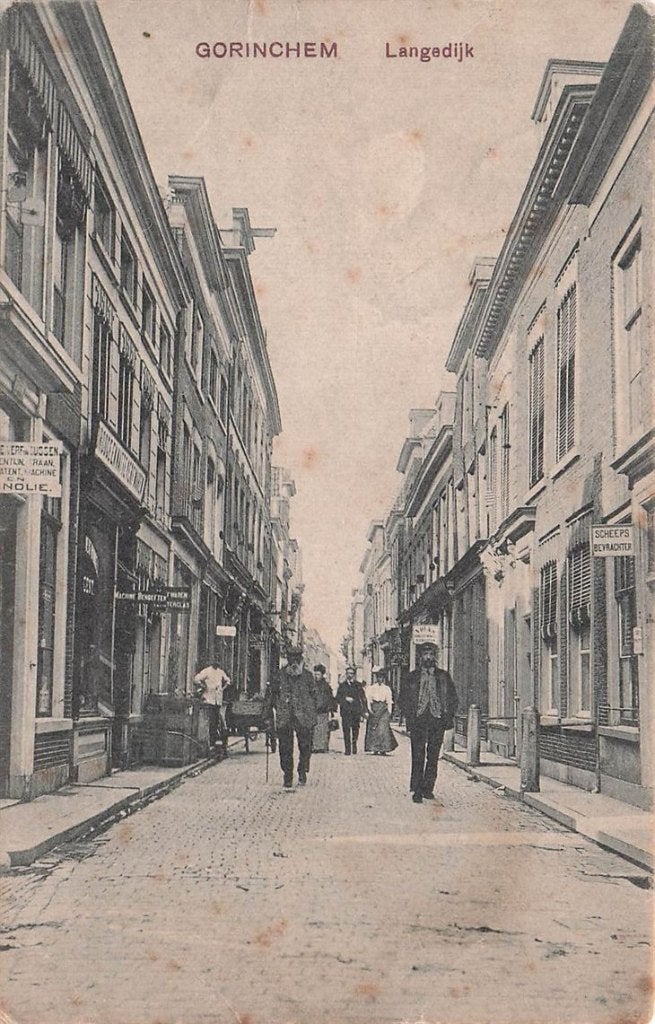 703-161-017 Gorinchem Langedijk, Verzamelen, Ophalen of Verzenden, Voor 1920, Zuid-Holland